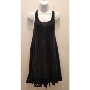 Paula Cahen D’Anvers black knit dress 1